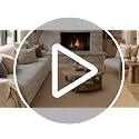 8x10 Jute Area Rug - Faux Wool Non-Slip Indoor Carpet for Living Room