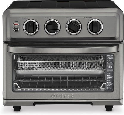 Cuisinart Air Fryer Toaster Oven - 1800W 8-in-1 Multi-Function with Grill & Large Capacity - Black SS