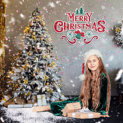 Skiennix 14oz Artificial Snow | Sparkling White Faux Snowflakes for Christmas Decor