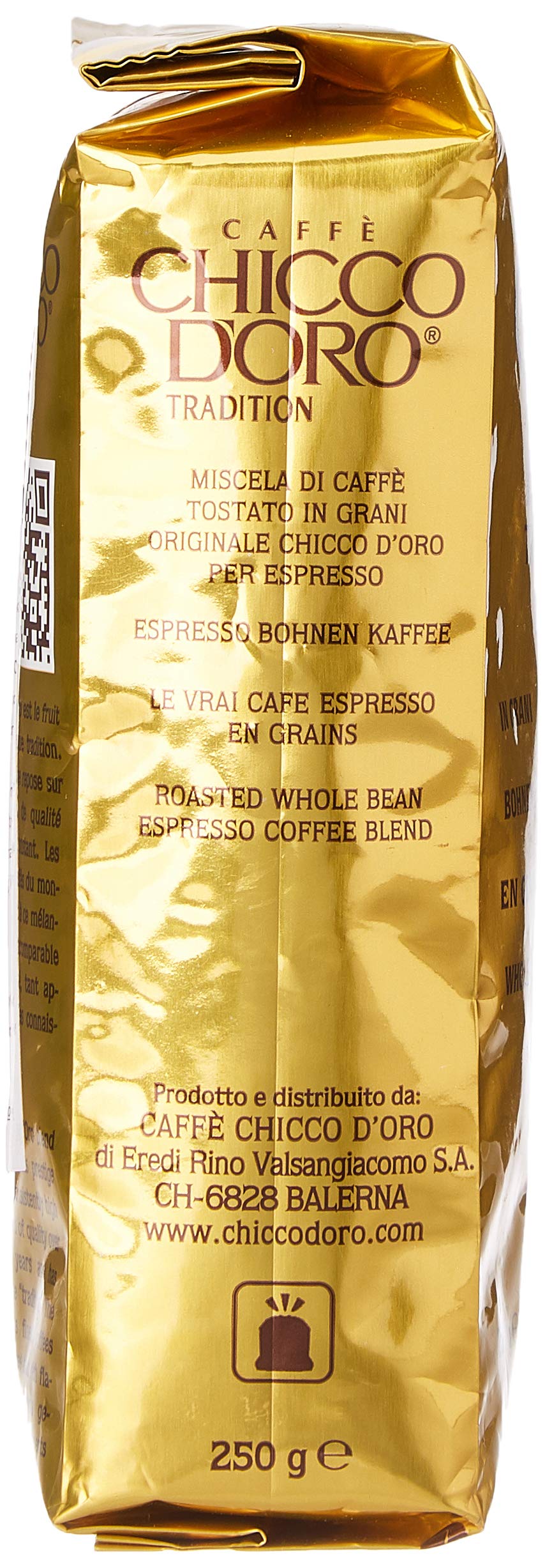 Caffè Chicco d'Oro Tradition Whole Bean 250g