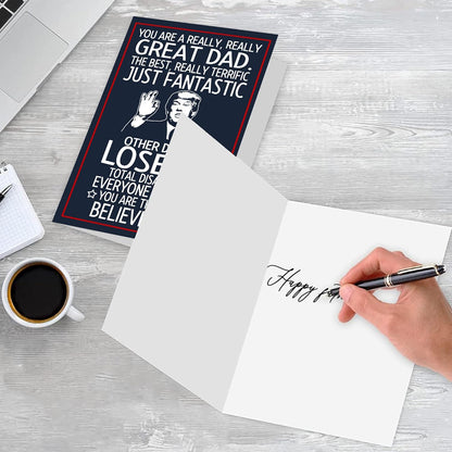 Regine Switzerland Funny Father's Day Card - Heartfelt Message for Dad | Perfect for Birthdays & Special Occasions