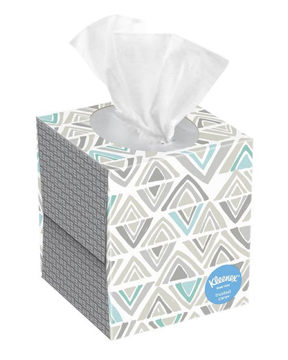 Kleenex Trusted Care Facial Tissues, 27 Cube Boxes, 70 Tissues per Box (1,890 Tissues Total)