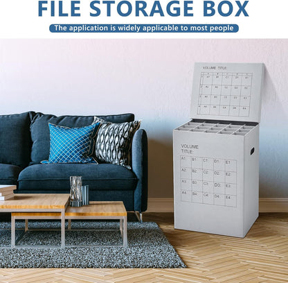 PerKoop Blueprint Holder - 2 Pack Storage Organizer for Posters & Charts | 40 Slots, 25 x 17.7 x 14.2 Inch