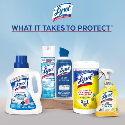 Lysol Mold & Mildew Remover Spray - Powerful Bathroom & Shower Cleaner | 32oz Disinfectant Stain Remover