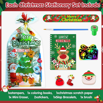 16-Pack Christmas Coloring Books & Activity Set for Kids - Party Favors & Goodie Bag Stuffers