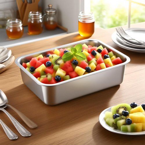 Lasagna Pan Set by [Brand Name] - Deep Stainless Steel Baking Pans | 12.6-Inch Oven-Safe Cookware