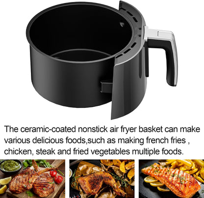 Ninja Air Fryer Basket - Non-Stick 4QT Replacement Accessories for AF100 & AF101 Models
