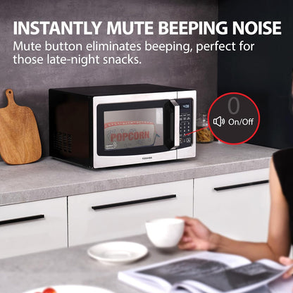 TOSHIBA Smart Countertop Microwave - 1100W, 1.3 Cu Ft, Alexa Compatible, Sensor Reheat, Stainless Steel