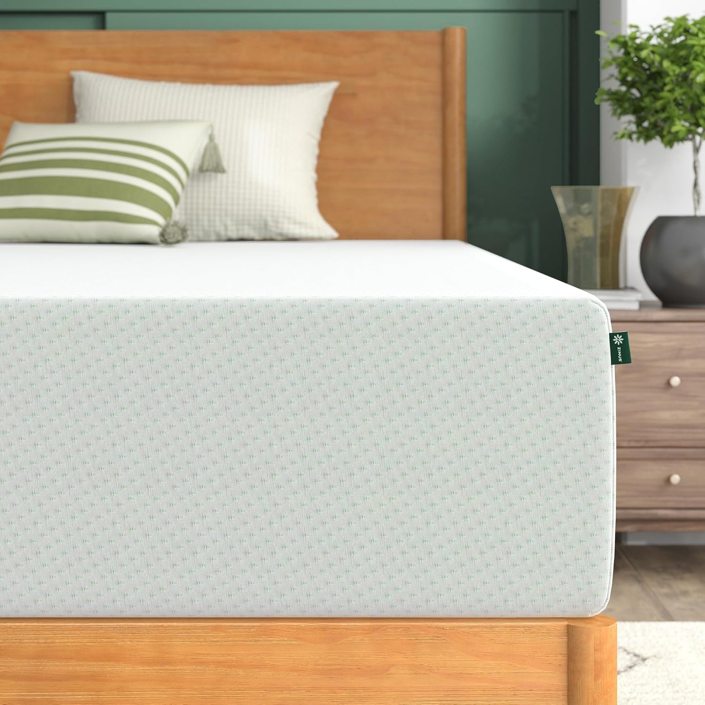 ZINUS Memory Foam Twin Mattress - 12 Inch Green Tea Infusion for Enhanced Comfort