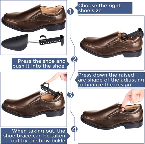Honeydak Adjustable Shoe Stretcher - 20 Pairs Portable Shoe Trees for Men & Women