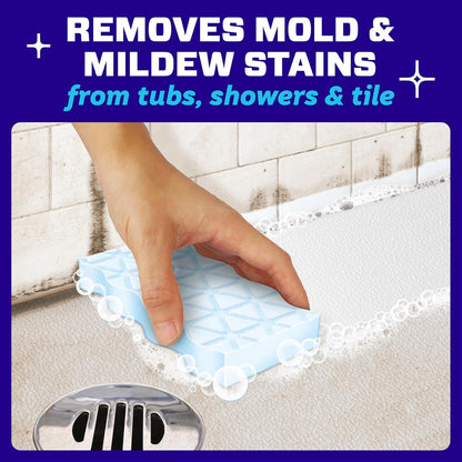 Mr. Clean Magic Eraser Sponge - Powerful Soap Scum Remover with Febreze Lavender Scent | 7 Count