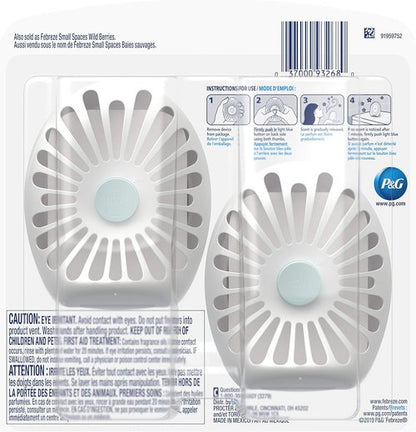 Febreze Small Spaces Air Freshener - Twist Cranberry Scent, 2 Count for Lasting Freshness