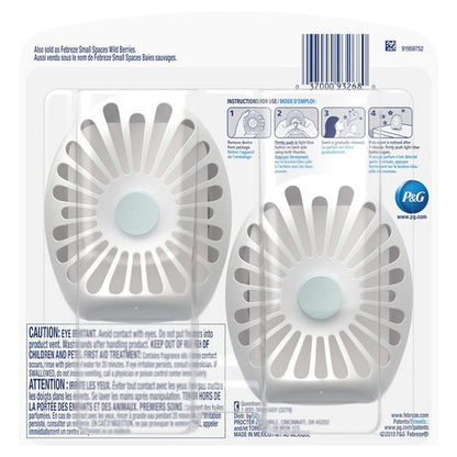 Febreze Small Spaces, Fresh - Twist Cranberry, 2 count