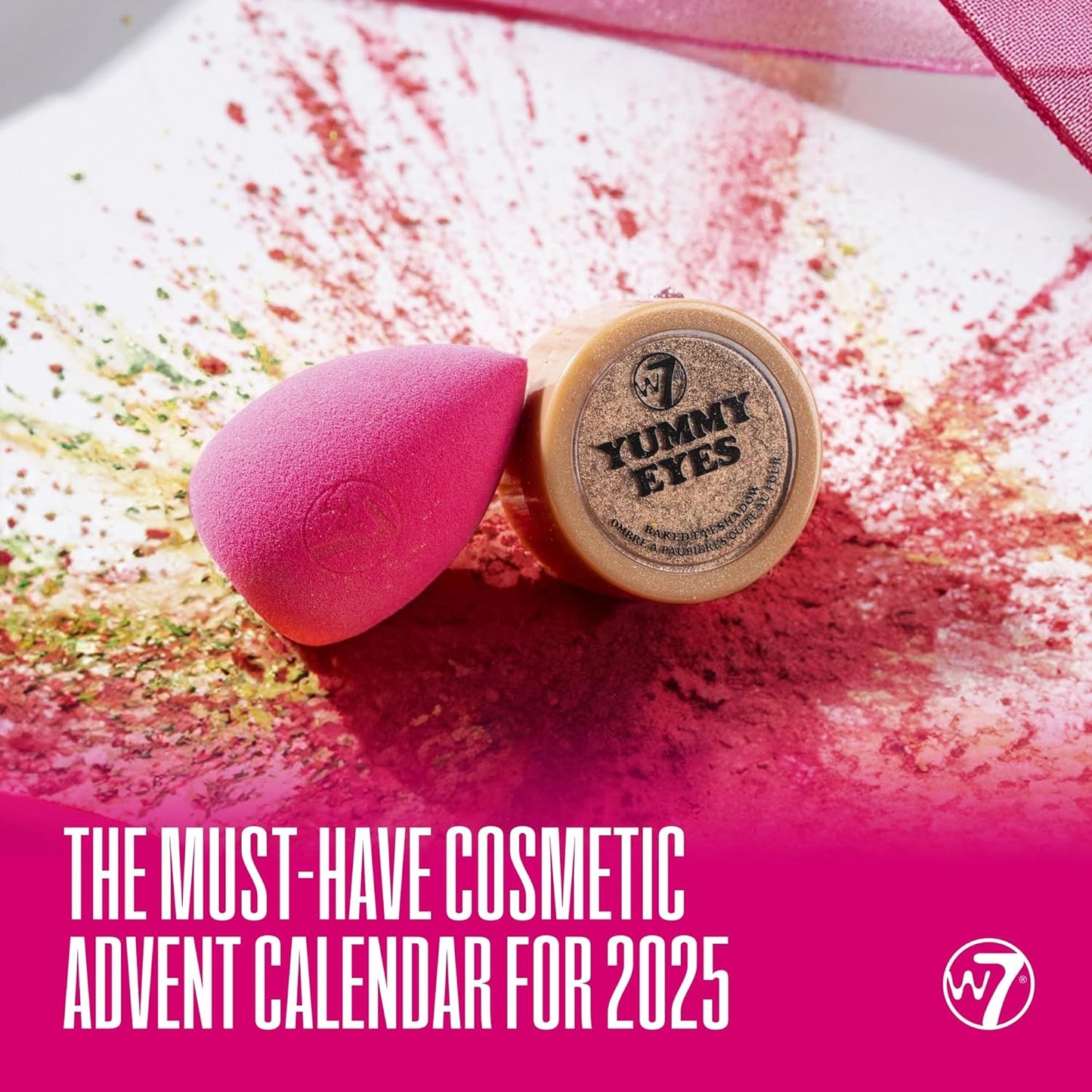 W7 Beauty Blast Makeup Advent Calendar 2025 | 24 Days of Cruelty-Free Surprises in Festive Boxed Gifts