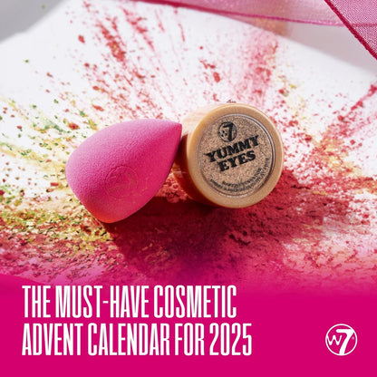 W7 Beauty Blast Makeup Advent Calendar 2025 | 24 Days of Cruelty-Free Surprises in Festive Boxed Gifts