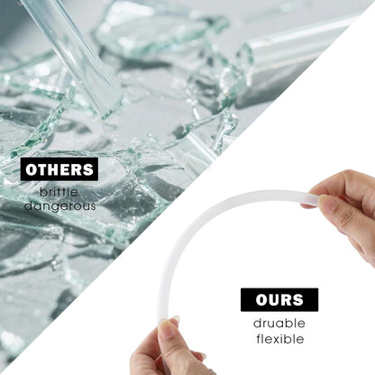 Stanley Cup Replacement Straws - 6 PCS Reusable 12-Inch Straws with Cleaning Brush | Dishwasher Safe