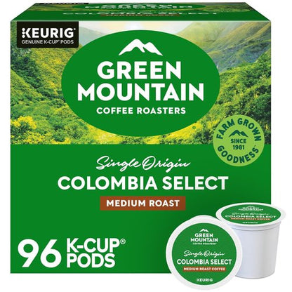 Green Mountain Coffee Roasters Colombia Select Coffee - Medium Roast K-Cup Pods, 96 Count