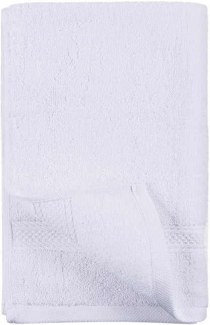 Utopia Towels 6 Pack Premium Hand Towels Set, 16 by 28 inches, 100% Ring Spun Cotton, Ultra Soft and Highly Absorbent 600GSM Towels for Bathroom, Gym, Shower, Hotel, and Spa, White