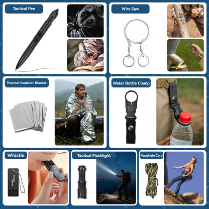Survival Advent Calendar 2025 - 24-Day Countdown Gift Box for Adults & Outdoor Enthusiasts