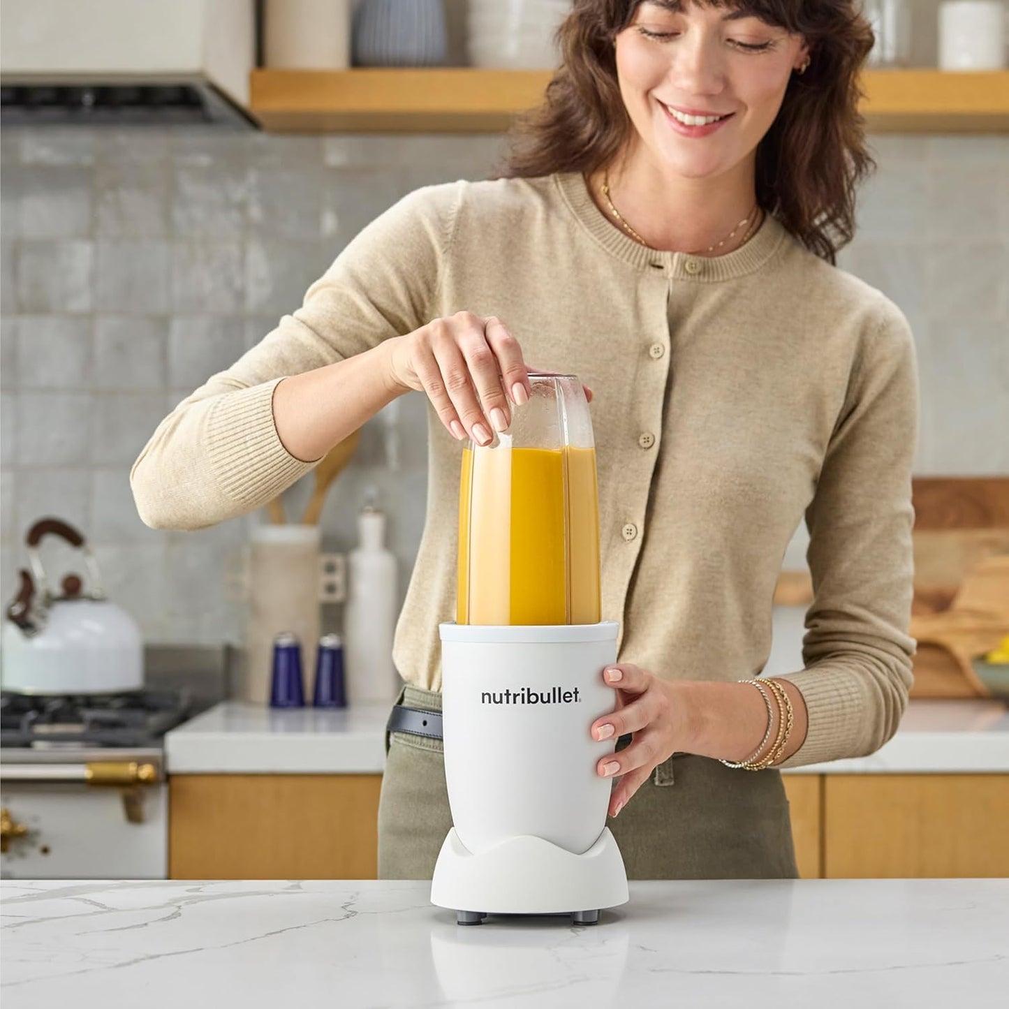 Nutribullet Pro Personal Blender - 900 Watt Power | Sleek White Design for Smoothies & More