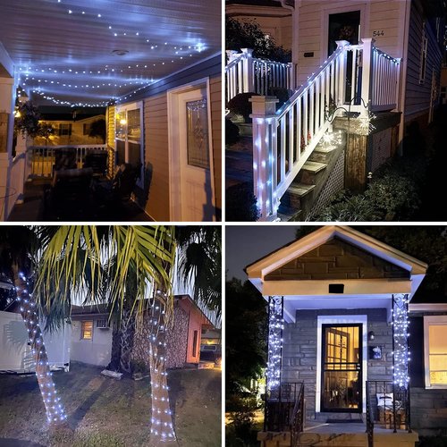 JMEXSUSS Fairy Lights - 400 LED Battery Operated String Lights | 132ft Copper Wire with Remote & 8 Modes for Outdoor Decor