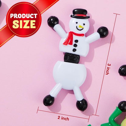 JOYIN 24 PCS Christmas Sticky Climbing Man Toys - Fun Stretchy Hand Climbers for Kids | Xmas Party Favors