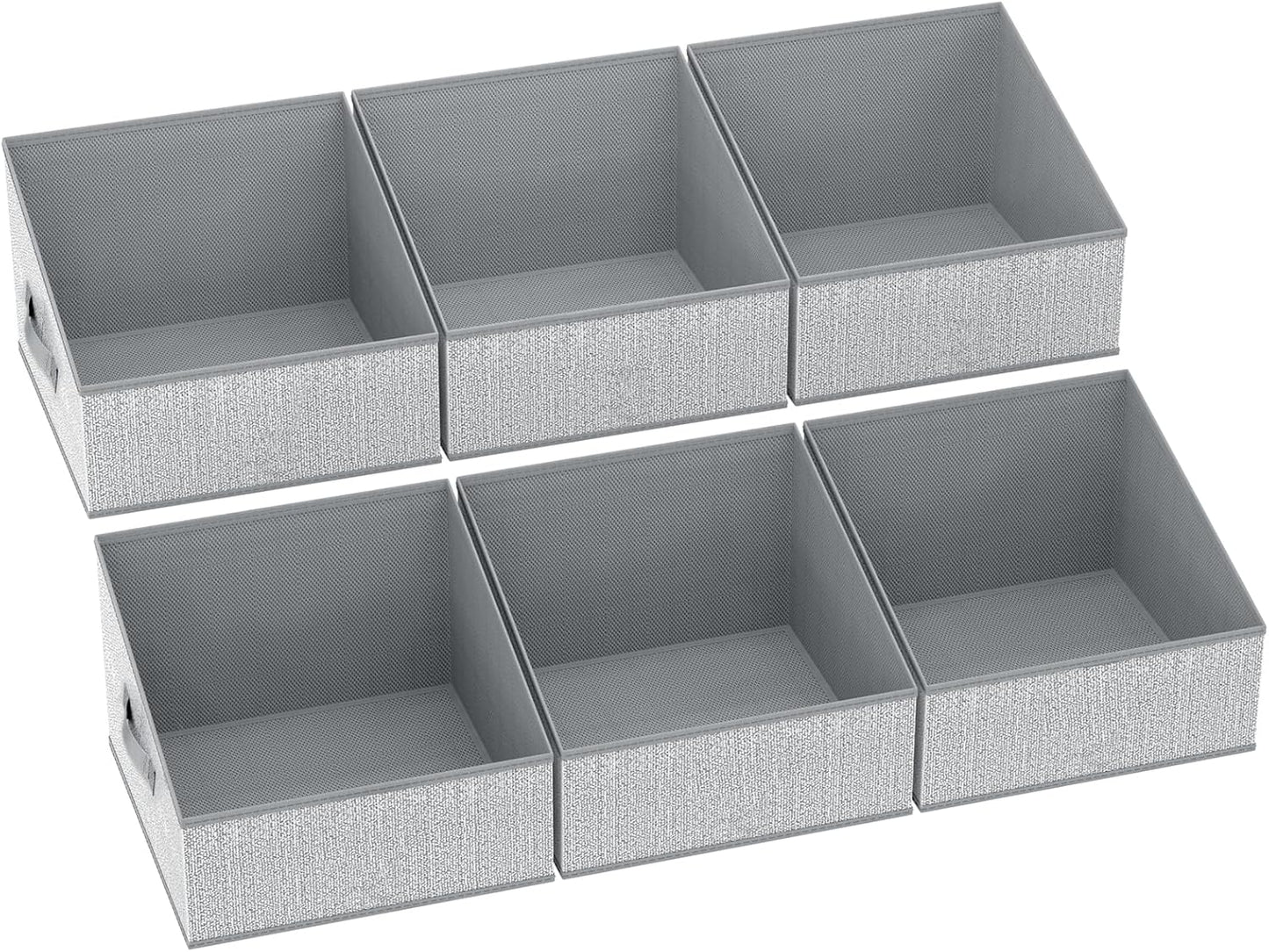 DIMJ Closet Storage Bins - Collapsible Fabric Baskets with Handles for Organizing Toys, Books, and More