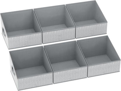 DIMJ Closet Storage Bins - Collapsible Fabric Baskets with Handles for Organizing Toys, Books, and More