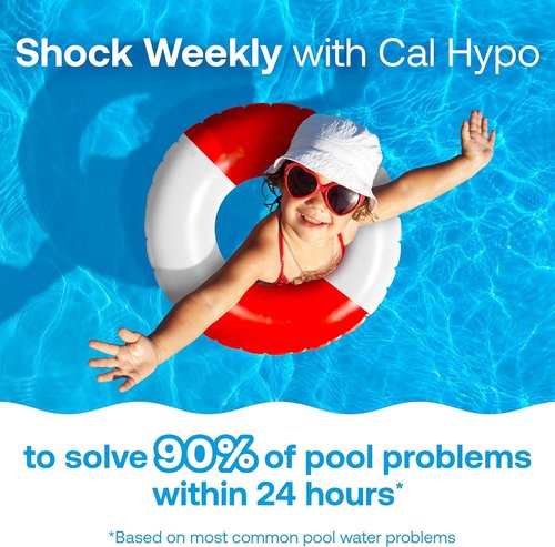 HTH 52039 Swimming Pool Care Shock - Ultra Cal Hypo Formula for Effective Pool Treatment (1 Pack)