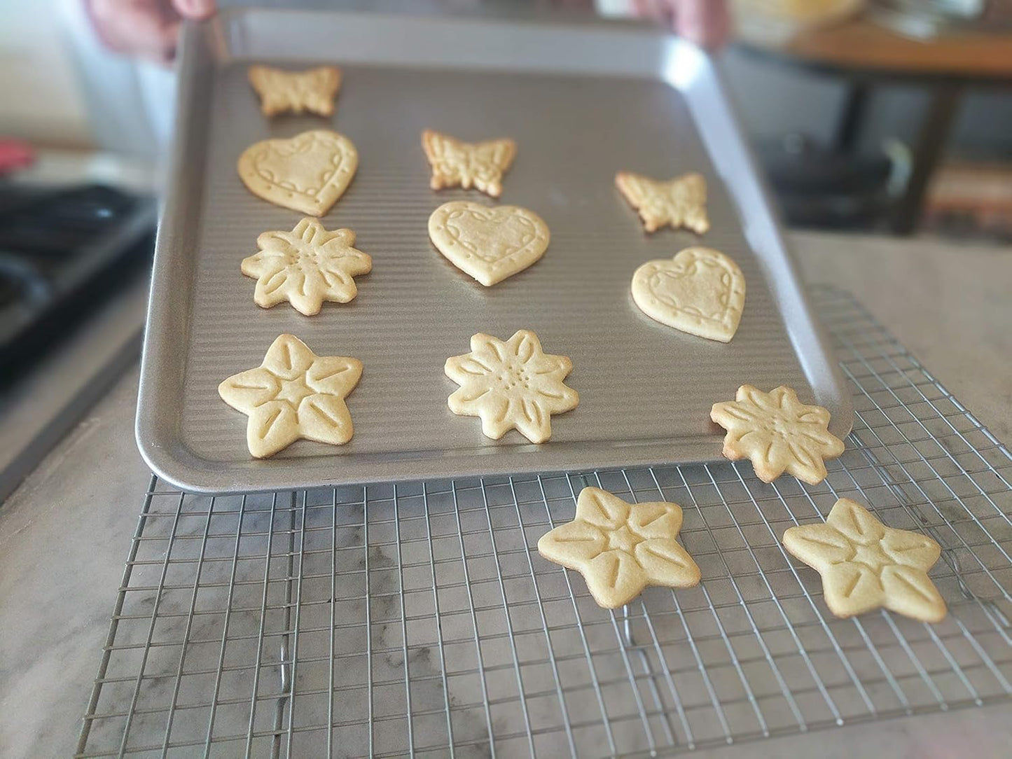 USA Pan Bakeware Nonstick Cookie Sheet - Small Size for Perfect Baking Results