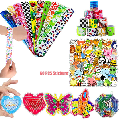 Party Favors for Kids by [Brand Name] - 124 Pack Goodie Bags & Treasure Box Toys | Perfect for Birthdays & School Rewards