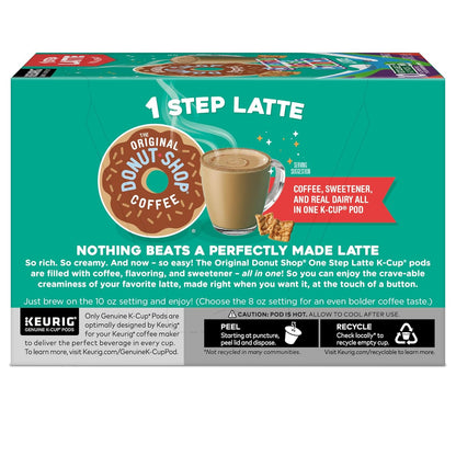 Original Donut Shop Cinnamon Toast Crunch Latte K-Cup Pods - One-Step Brewing, 60 Count