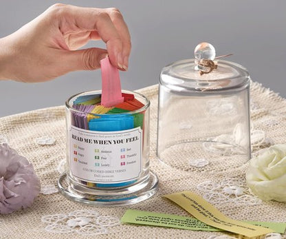 Bible Verse Jar - 200 Upgraded Scripture Verses | Inspirational Christian Gifts for Women