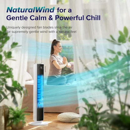LEVOIT Tower Fan and Air Purifier Bundle for Home, Bedroom and Large Room