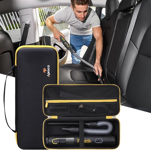 Aproca Hard Storage Case for Fanttik Slim V8/V10 Cordless Car Vacuum Accessories - Black