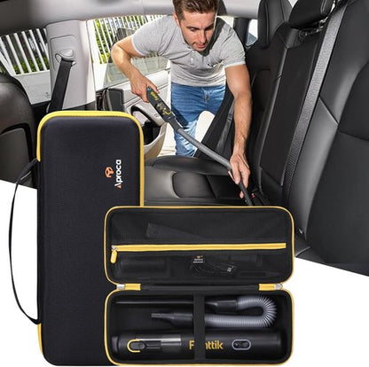 Aproca Hard Storage Case for Fanttik Slim V8/V10 Cordless Car Vacuum Accessories - Black