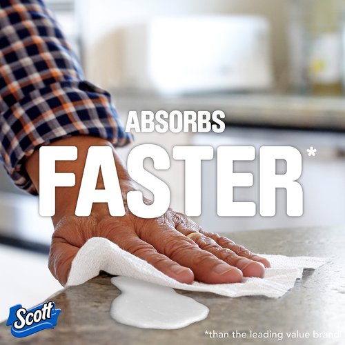 Scott Paper Towels, Choose-A-Sheet - 12 Mega Rolls = 22 Regular Rolls (102 Sheets Per Roll)