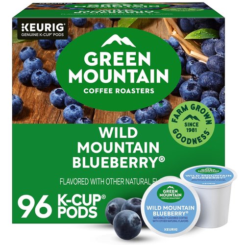 Green Mountain Coffee Roasters Wild Mountain Blueberry K-Cup Pods - Light Roast, 96 Count