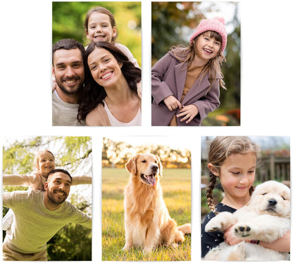 Set of 5 Glossy Photo Prints - Unframed 5x7 Inches for Stunning Home Decor | Perfect Gift