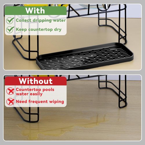 Drip Pan Compatible with Drink Dispenser, 1 Pack Silicone Tray Mat for DD&HAPP Glass Drink Dispenser