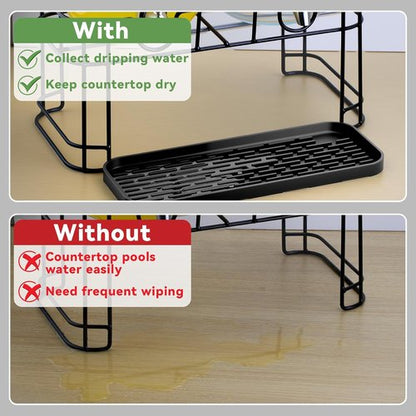 Drip Pan Compatible with Drink Dispenser, 1 Pack Silicone Tray Mat for DD&HAPP Glass Drink Dispenser