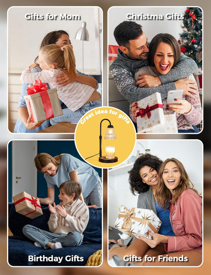 Skiennix Candle Warmer Lamp - Timer & Dimmer Feature | Perfect Birthday Gift for Mom & Friends