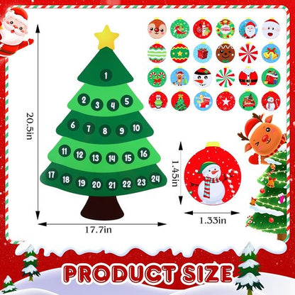 Copkim Christmas Magnets - Magnetic Advent Calendar for Traditional Christian Countdown | Holiday Decor Set
