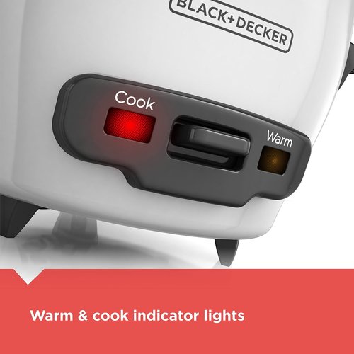 BLACK+DECKER 16-Cup Rice Cooker - Perfect for 8-Cup Uncooked Rice & 3-Cup Cooking Bundle