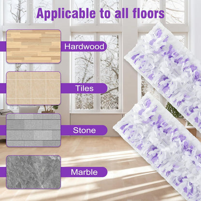 Skiennix Disposable Power Mop Pads - 30 Pack Refills for Swiffer Powermop | Multi-Surface Cleaning