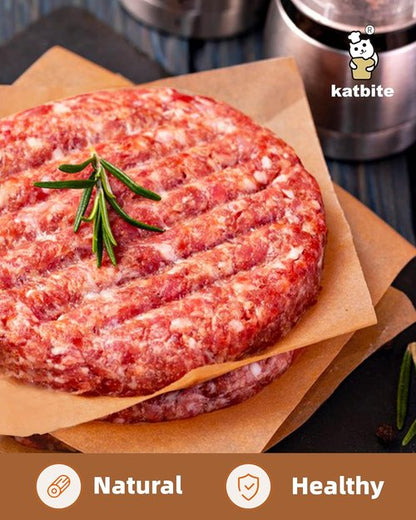 Katbite 300Pcs Patty Paper - Unbleached Heavy Duty Non-Stick 6x6 Inch Squares for Burgers & Cookies