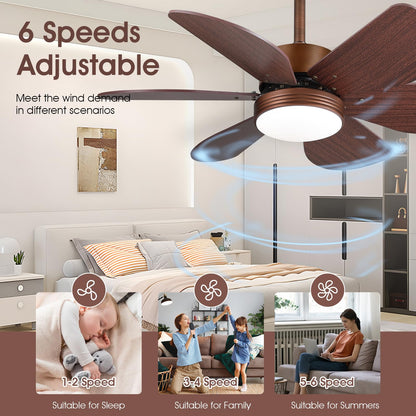 MADSHNE Ceiling Fans with Lights and Remote,36" Bronzed Outdoor Ceiling Fans with 6 Reversible Wood Blades,Small Modern Low Profile Ceiling Fans for Patio Kitchen Bedroom