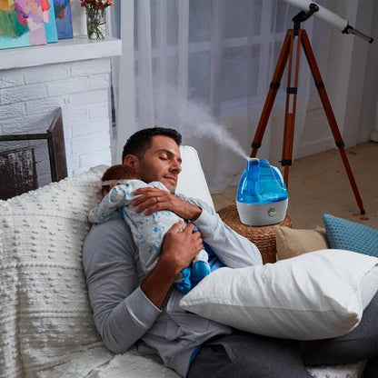AquaOasis® Cool Mist Humidifier - 2.2L Ultrasonic Humidifier for Bedroom & Large Rooms | Adjustable 360° Nozzle