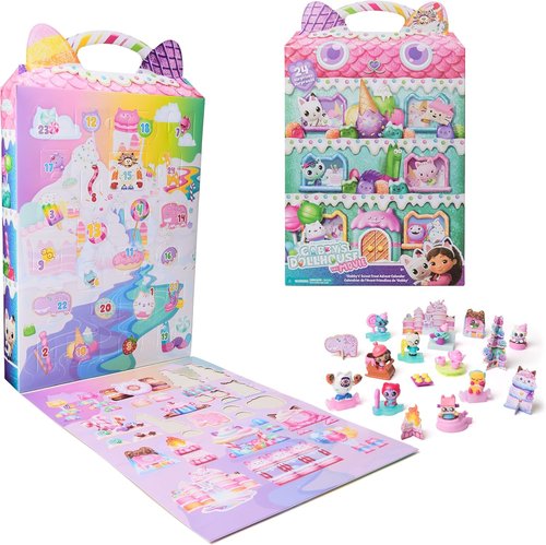 Gabby's Dollhouse Advent Calendar 2025 - 24 Cute Winter Surprises with Gabby Figure & Cat Friends for Kids 3+