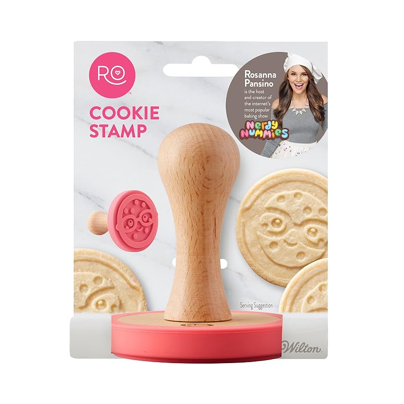 Cookie Stamp Set - Rosanna Pansino Nerdy Nummies 3.25" Round Cookie Stamp